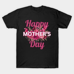 Happy Mother's Day Pink Bouquet T-Shirt